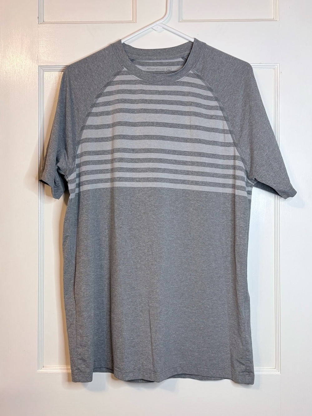 Peter Millar Crown Sport Performance Raglan Stripe T-Shirt